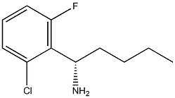 (1S)-1-(2-CHLORO-6-FLUOROPHENYL)PENTYLAMINE Struktur