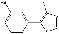 3-(3-METHYL-2-THIENYL)THIOPHENOL Struktur