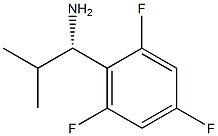 (1S)-2-METHYL-1-(2,4,6-TRIFLUOROPHENYL)PROPYLAMINE Struktur