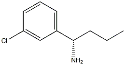 (1S)-1-(3-CHLOROPHENYL)BUTYLAMINE Struktur