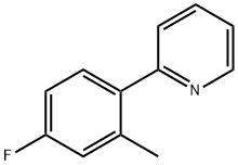 2-(4-FLUORO-2-METHYLPHENYL)PYRIDINE Struktur