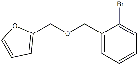 2-BROMOBENZYL FURFURYL ETHER Struktur