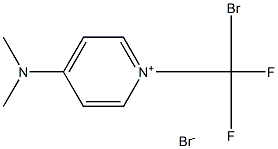 N-BROMODIFLUOROMETHYL-4-DIMETHYLAMINOPYRIDINIUM BROMIDE Struktur