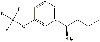 (1R)-1-[3-(TRIFLUOROMETHOXY)PHENYL]BUTYLAMINE Struktur