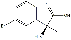 (2S)-2-AMINO-2-(3-BROMOPHENYL)PROPANOIC ACID Struktur