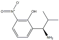 2-((1R)-1-AMINO-2-METHYLPROPYL)-6-NITROPHENOL Struktur