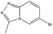 6-BROMO-3-METHYL-1,2,4-TRIAZOLO[4,3-A]-PYRIDINE Struktur