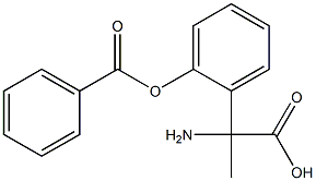 (2S)-2-AMINO-2-(2-PHENYLCARBONYLOXYPHENYL)PROPANOIC ACID Struktur