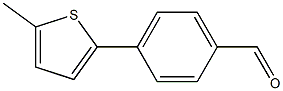 4-(5-METHYL-2-THIENYL)BENZALDEHYDE Struktur