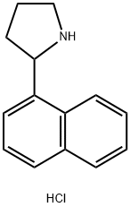 2-NAPHTHALEN-1-YL-PYRROLIDINE, HYDROCHLORIDE Struktur