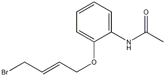 N-[2-(4-BROMO-BUT-2-ENYLOXY)-PHENYL]-ACETAMIDE Struktur