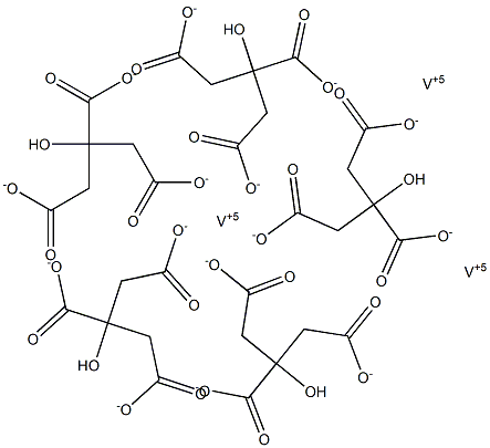 VANADIUM CITRATE Struktur