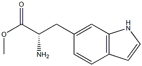 METHYL (2S)-2-AMINO-3-INDOL-6-YLPROPANOATE Struktur