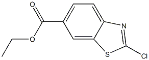 ETHYL 2-CHLORO-1,3-BENZOTHIAZOLE-6-CARBOXYLATE Struktur