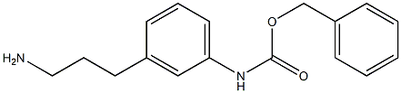 3-(3-AMINOPROPYL)-1-(BENZYLOXYCARBONYLAMINO)BENZENE Struktur