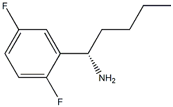 (1S)-1-(2,5-DIFLUOROPHENYL)PENTYLAMINE Struktur