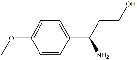 (R)-3-AMINO-3-(4-METHOXY-PHENYL)-PROPAN-1-OL Struktur