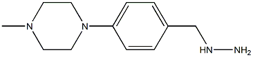 [4-(4-METHYL-PIPERAZIN-1-YL)-BENZYL]-HYDRAZINE Struktur