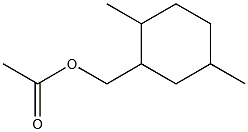 2,5-DIMETHYLCYCLOHEXYLMETHYL ACETATE Struktur