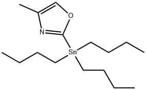 4-METHYL-2-(TRIBUTYLSTANNYL)OXAZOLE Struktur