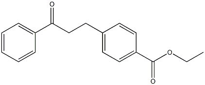 3-(4-CARBOETHOXYPHENYL)PROPIOPHENONE Struktur