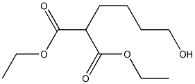 DIETHYL (4-HYDROXYBUTYL)MALONATE Struktur