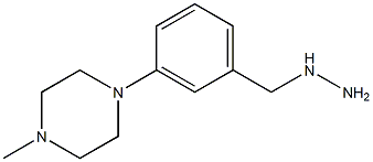 [3-(4-METHYL-PIPERAZIN-1-YL)-BENZYL]-HYDRAZINE Struktur