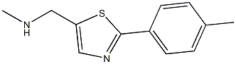 METHYL-(2-P-TOLYL-THIAZOL-5-YLMETHYL)-AMINE Struktur