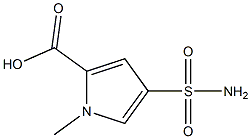 4-(AMINOSULFONYL)-1-METHYL-1H-PYRROLE-2-CARBOXYLIC ACID Struktur