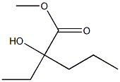 2-ETHYL-2-HYDROXY-PENTANOIC ACIDMETHYL ESTER Struktur