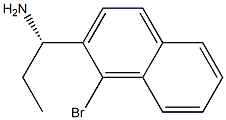 (1S)-1-(1-BROMO(2-NAPHTHYL))PROPYLAMINE Struktur