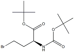 (S)-4-BROMO-2-TERT-BUTOXYCARBONYLAMINO-BUTYRIC ACID TERT-BUTYL ESTER Struktur