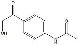 N-(4-GLYCOLOYLPHENYL)ACETAMIDE Struktur