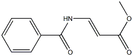 3-BENZOYLAMINO ACRYLIC ACID METHYL ESTER Struktur