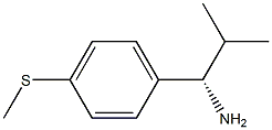 (1S)-2-METHYL-1-(4-METHYLTHIOPHENYL)PROPYLAMINE Struktur