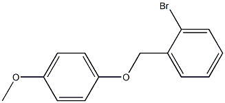 2-BROMOBENZYL-(4-METHOXYPHENYL)ETHER Structure