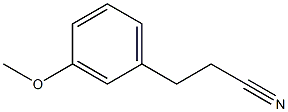 3-(3-METHOXY-PHENYL)-PROPIONITRILE Struktur