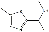 METHYL-[1-(5-METHYL-THIAZOL-2-YL)-ETHYL]-AMINE Struktur