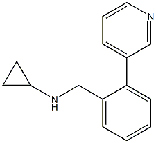 (1S)CYCLOPROPYL(2-(3-PYRIDYL)PHENYL)METHYLAMINE Struktur