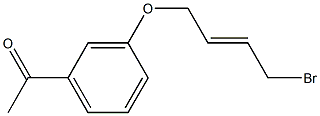 1-[3-(4-BROMO-BUT-2-ENYLOXY)-PHENYL]-ETHANONE Struktur