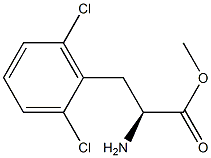 METHYL (2S)-2-AMINO-3-(2,6-DICHLOROPHENYL)PROPANOATE Struktur