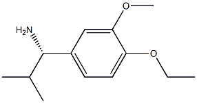 (1S)-1-(4-ETHOXY-3-METHOXYPHENYL)-2-METHYLPROPYLAMINE Struktur