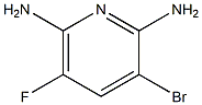 3-BROMO-5-FLUOROPYRIDINE-2,6-DIAMINE Struktur