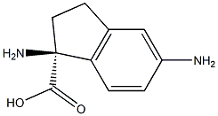 (1S)-1,5-DIAMINOINDANECARBOXYLIC ACID Struktur