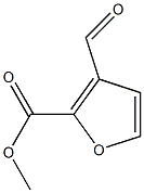 METHYL 3-FORMYL-2-FUROATE Struktur