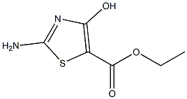 2-AMINO-4-HYDROXYTHIAZOLE-5-CARBOXYLIC ACID ETHYL ESTER Struktur