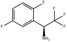 (1S)-1-(2,5-DIFLUOROPHENYL)-2,2,2-TRIFLUOROETHYLAMINE Struktur