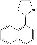 (2R)-2-NAPHTHYLPYRROLIDINE Struktur