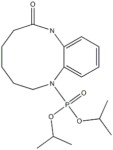 DIISOPROPYL (3,4,5,6,7,8-HEXAHYDRO-1H-BENZO[B][1,4]DIAZECIN-2-ONE-8-YL)PHOSPHONATE Struktur