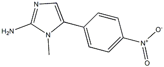 1-METHYL-5-(4-NITRO-PHENYL)-1H-IMIDAZOL-2-YLAMINE Struktur